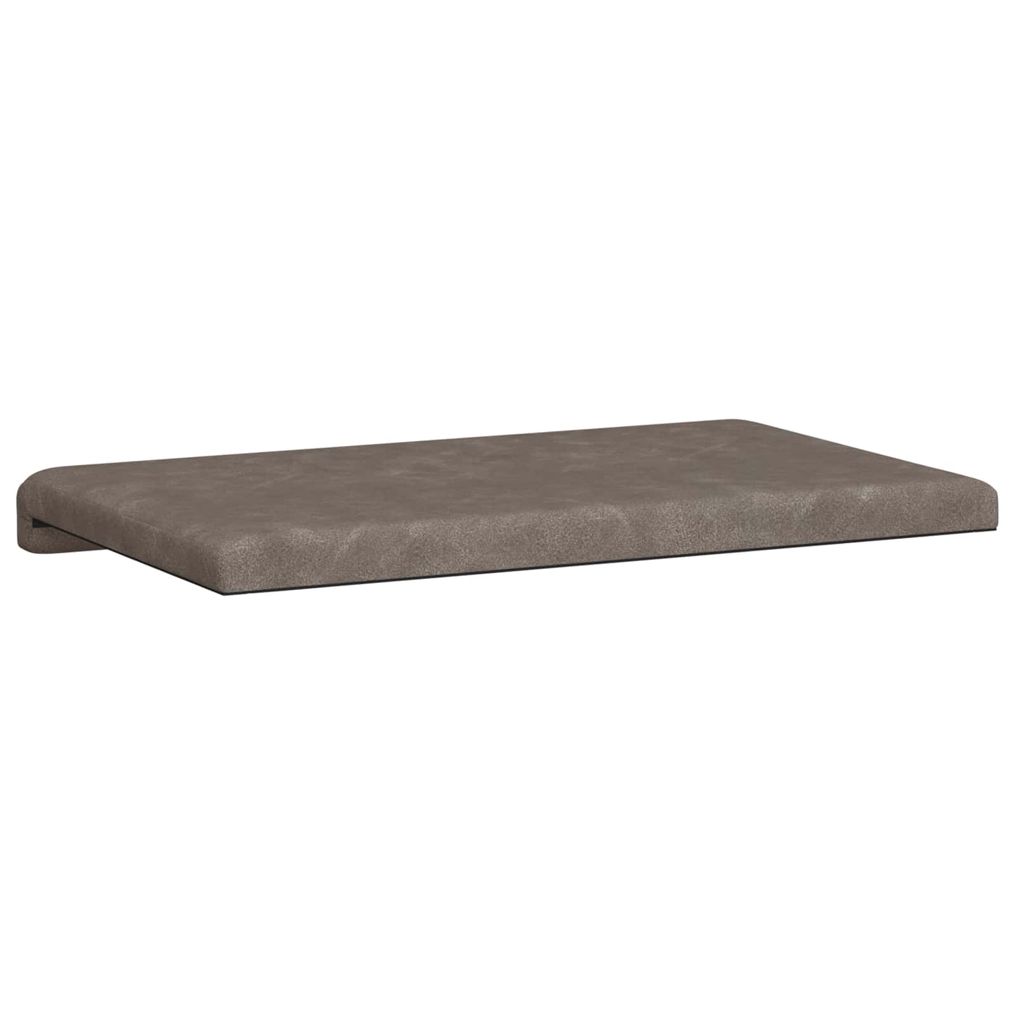 vidaXL Bench Cushion Faux Leather Grey Depth 35 cm