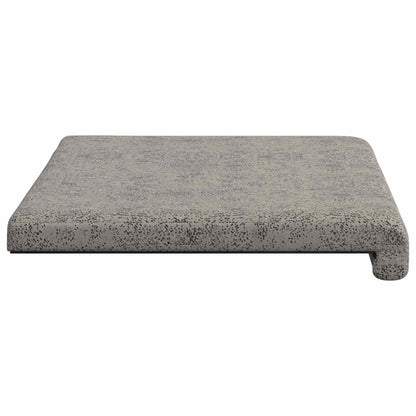 vidaXL Bench Cushion Faux Suede Fabric Light Grey Depth 35 cm