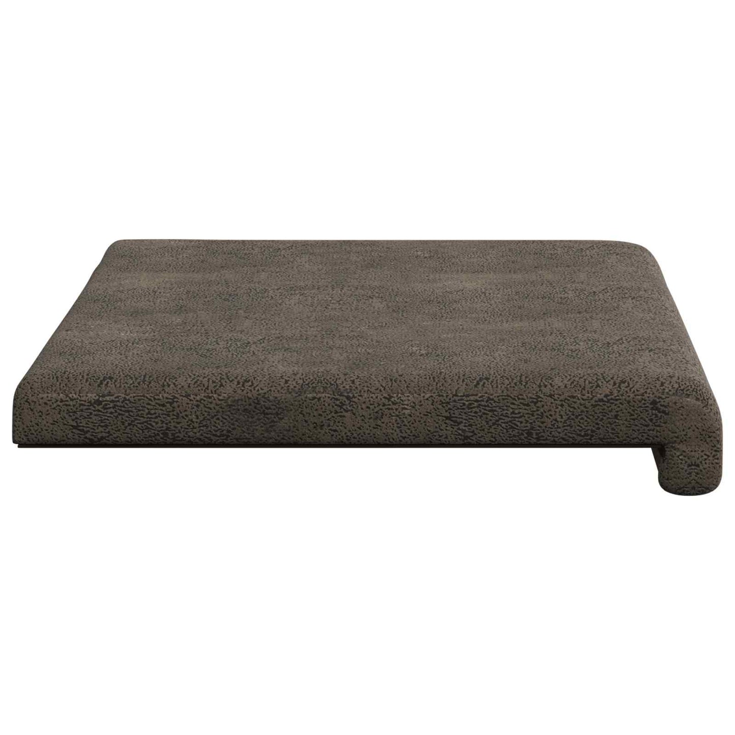 vidaXL Bench Cushion Faux Suede Fabric Dark Grey Depth 35 cm