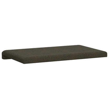 vidaXL Bench Cushion Faux Suede Fabric Army Green Depth 35 cm