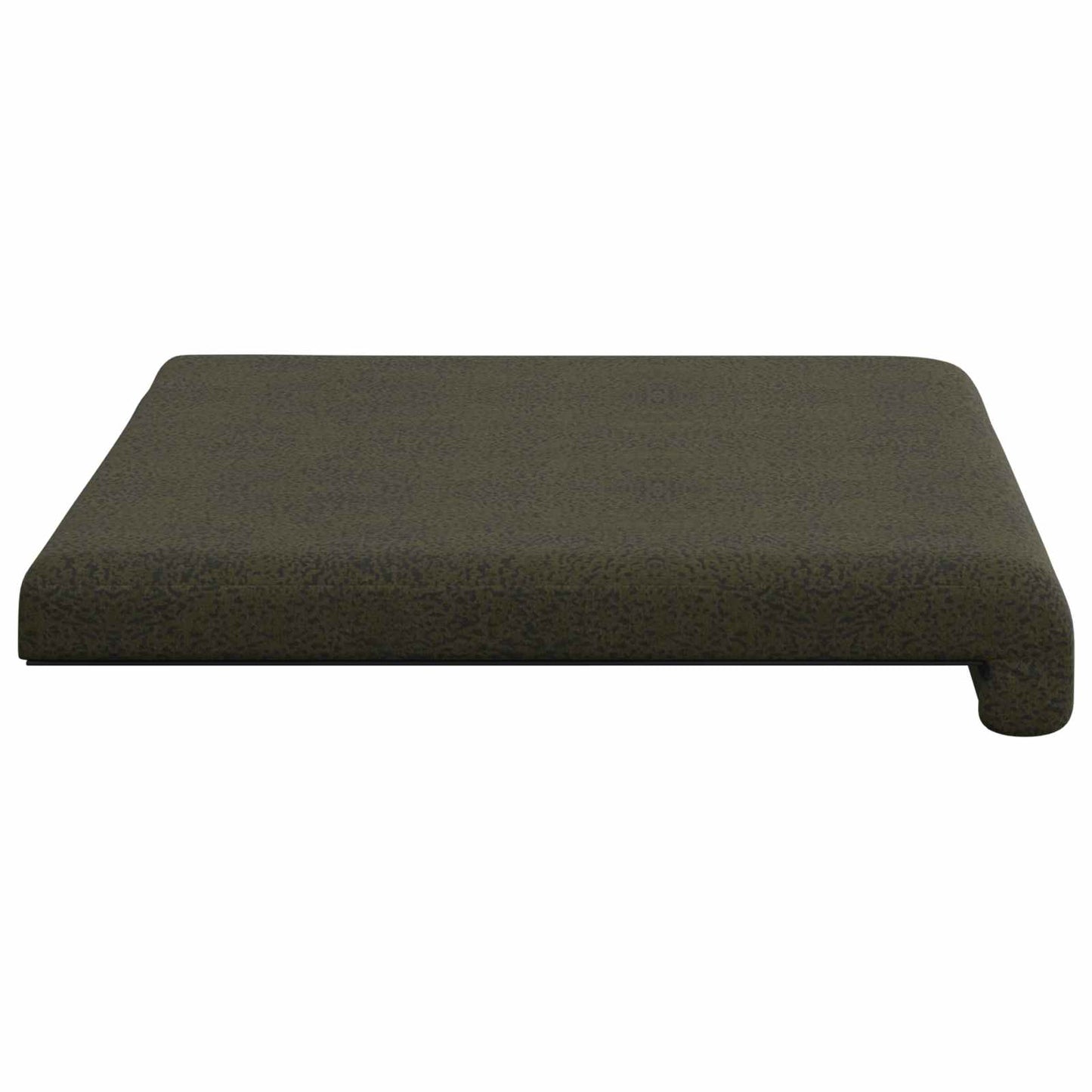vidaXL Bench Cushion Faux Suede Fabric Army Green Depth 35 cm