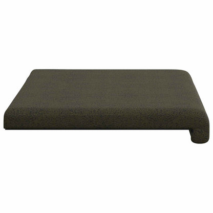 vidaXL Bench Cushion Faux Suede Fabric Army Green Depth 35 cm