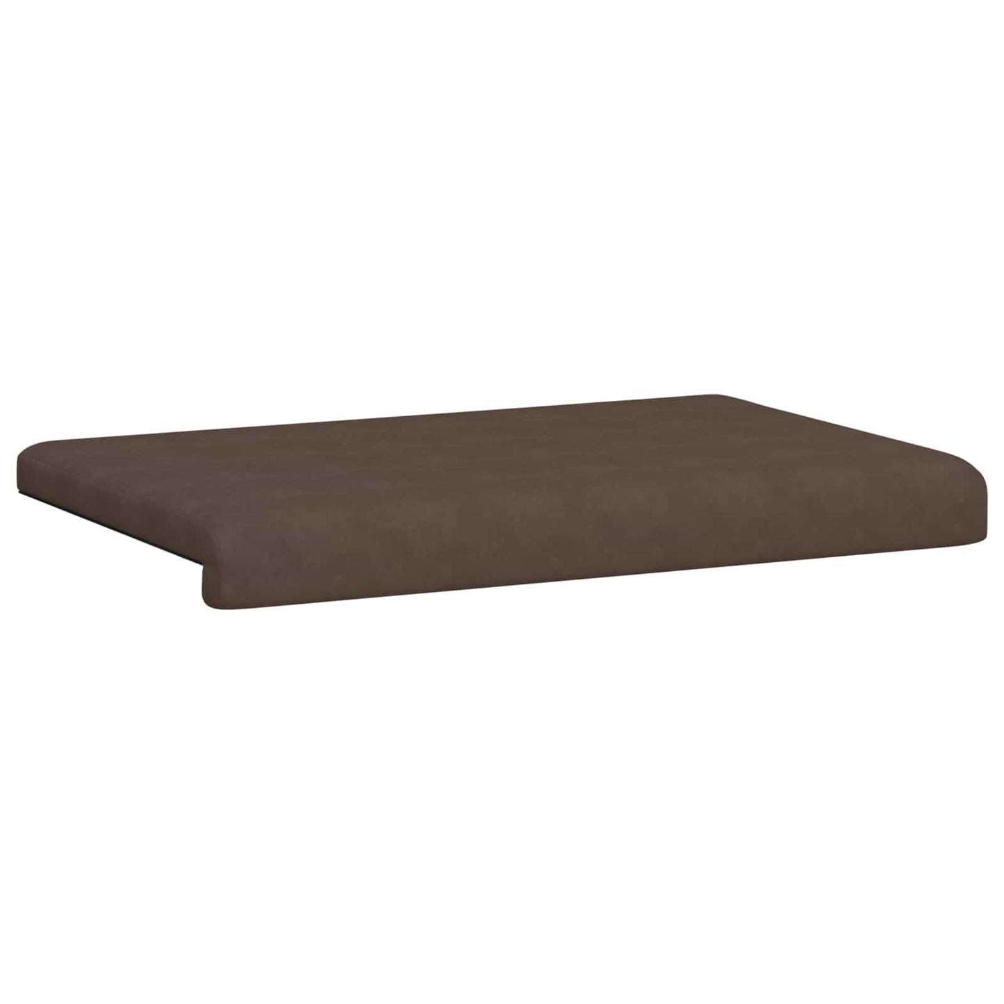 vidaXL Bench Cushion Microfiber Brown Depth 35 cm