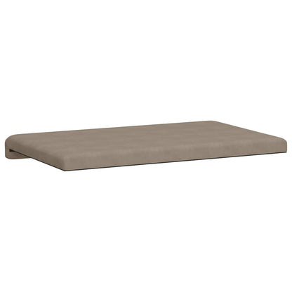 vidaXL Bench Cushion Microfiber Taupe Depth 35 cm