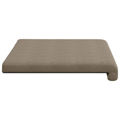 vidaXL Bench Cushion Microfiber Taupe Depth 35 cm