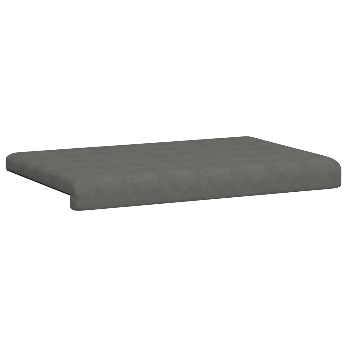 vidaXL Bench Cushion Microfiber Dark Grey Depth 35 cm
