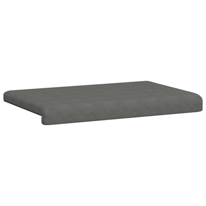vidaXL Bench Cushion Microfiber Dark Grey Depth 35 cm