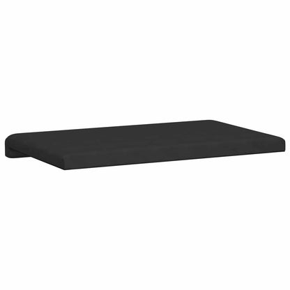 vidaXL Bench Cushion Microfiber Black Depth 35 cm