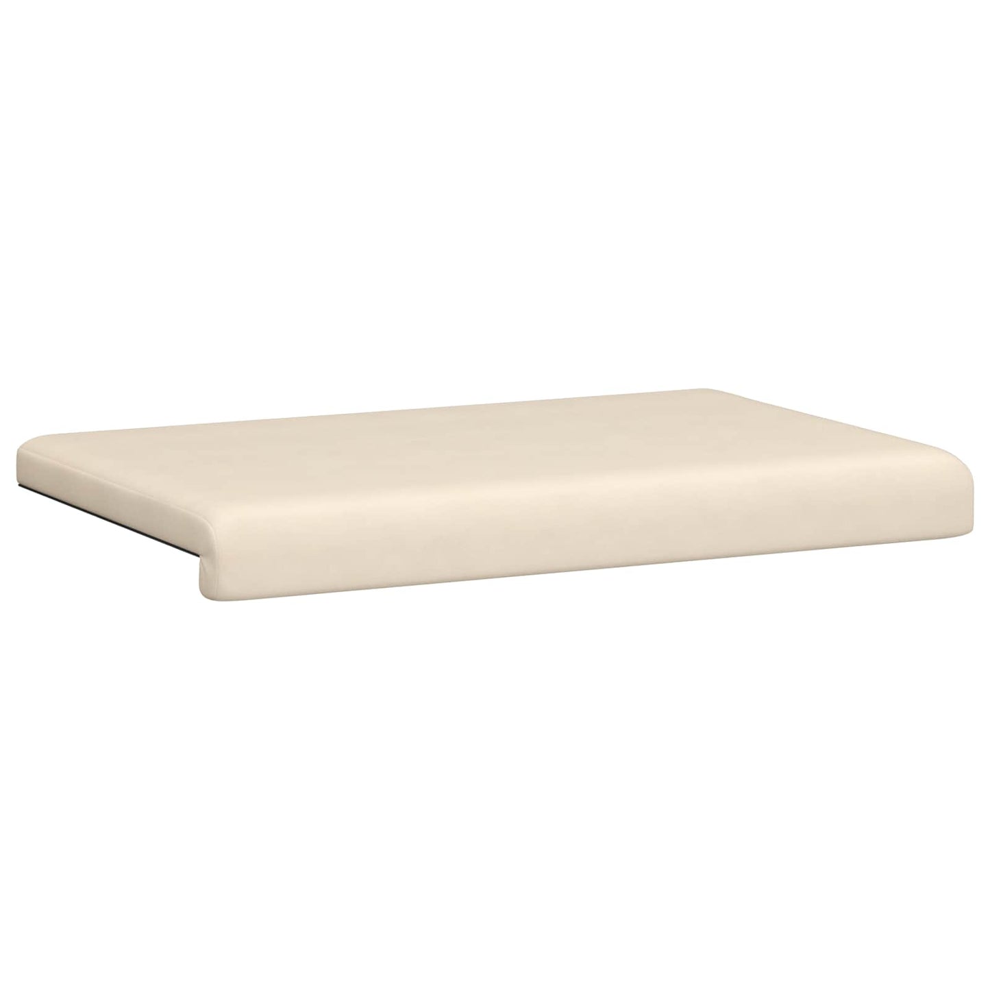 vidaXL Bench Cushion Microfiber Beige Depth 35 cm