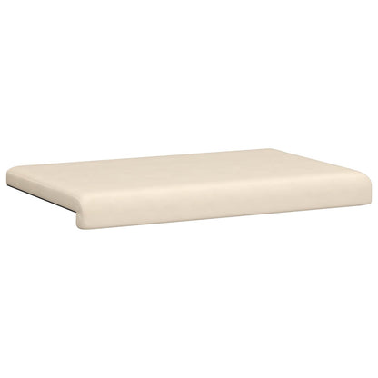 vidaXL Bench Cushion Microfiber Beige Depth 35 cm