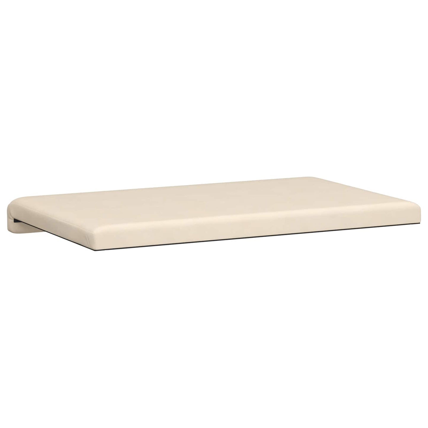 vidaXL Bench Cushion Microfiber Beige Depth 35 cm