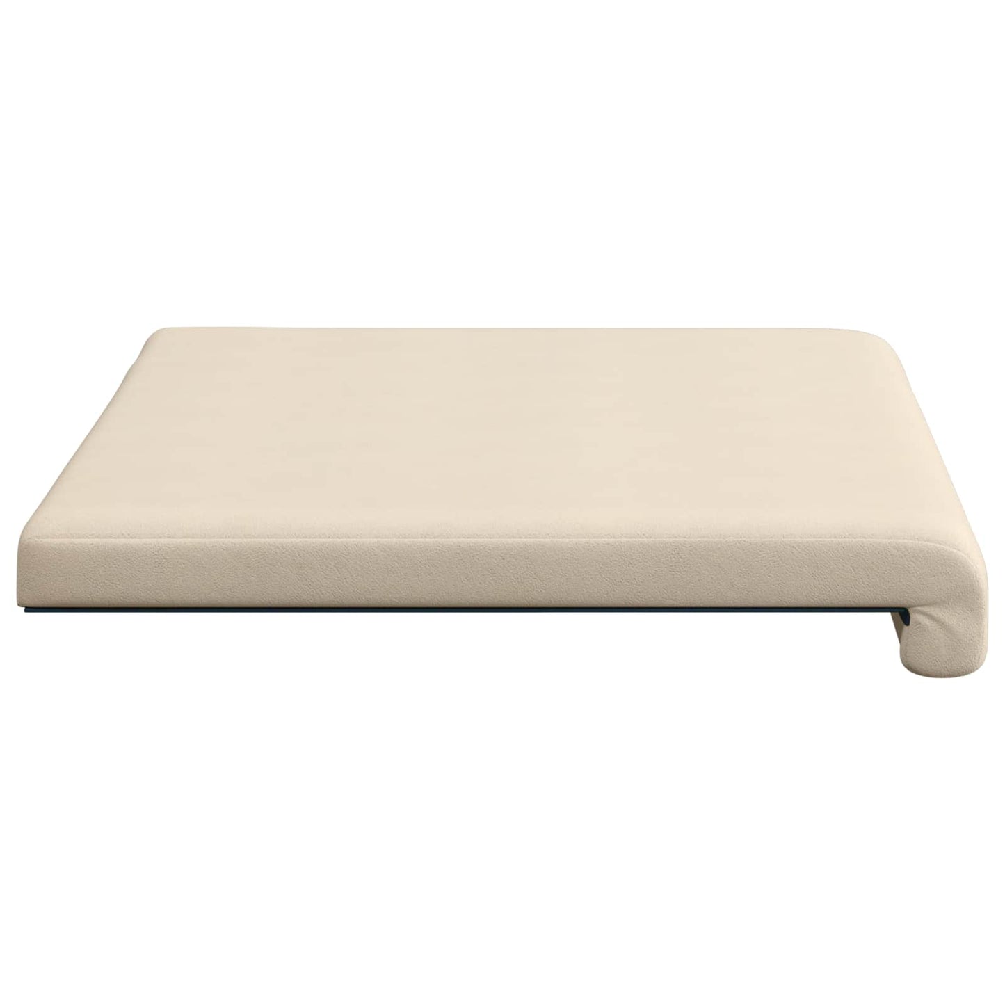 vidaXL Bench Cushion Microfiber Beige Depth 35 cm