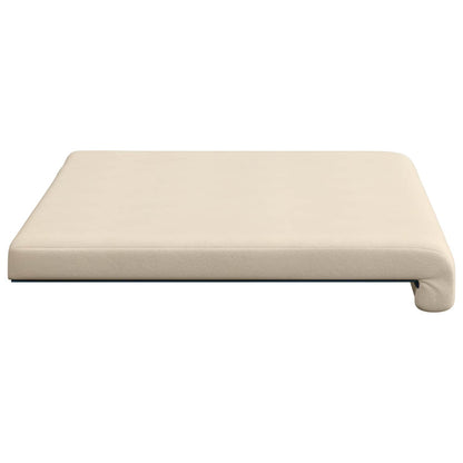 vidaXL Bench Cushion Microfiber Beige Depth 35 cm