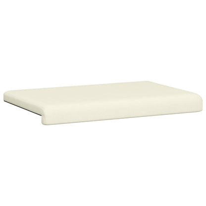 vidaXL Bench Cushion Corduroy Cream Depth 35 cm