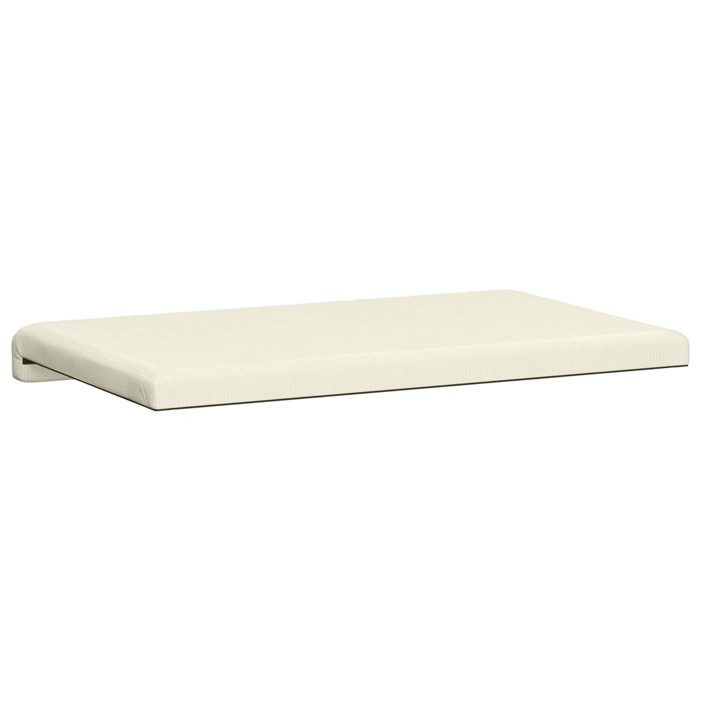 vidaXL Bench Cushion Corduroy Cream Depth 35 cm