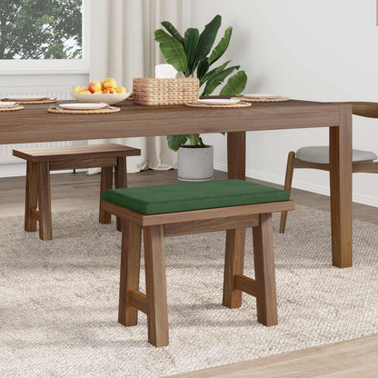 vidaXL Bench Cushion Corduroy Dark Green Depth 35 cm