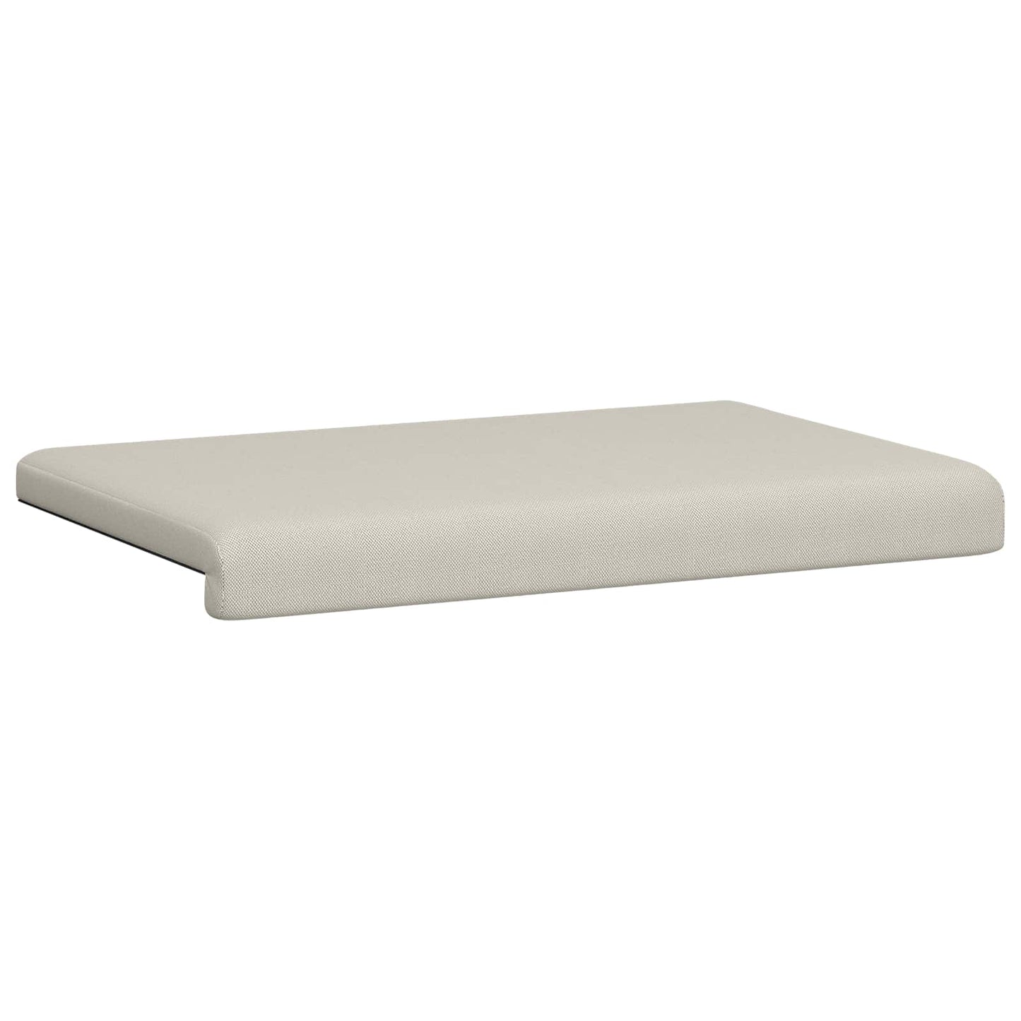 vidaXL Bench Cushion Textured Velvet Oatmeal Depth 35 cm