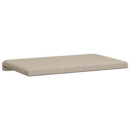 vidaXL Bench Cushion Textured Velvet Sand Depth 35 cm