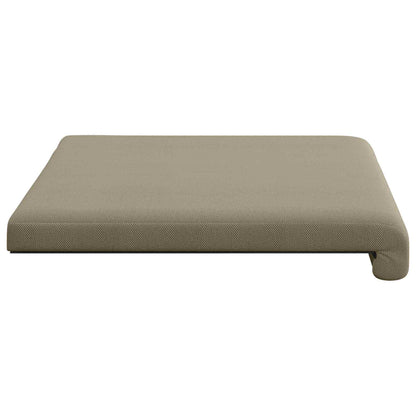 vidaXL Bench Cushion Textured Velvet Khaki Depth 35 cm