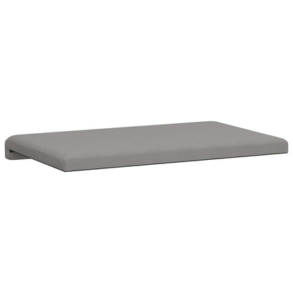 vidaXL Bench Cushion Textured Velvet Dark Grey Depth 35 cm