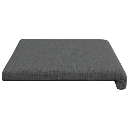 vidaXL Bench Cushion Fabric Dark Grey Depth 35 cm
