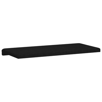 vidaXL Bench Cushion Fabric Black Depth 35 cm