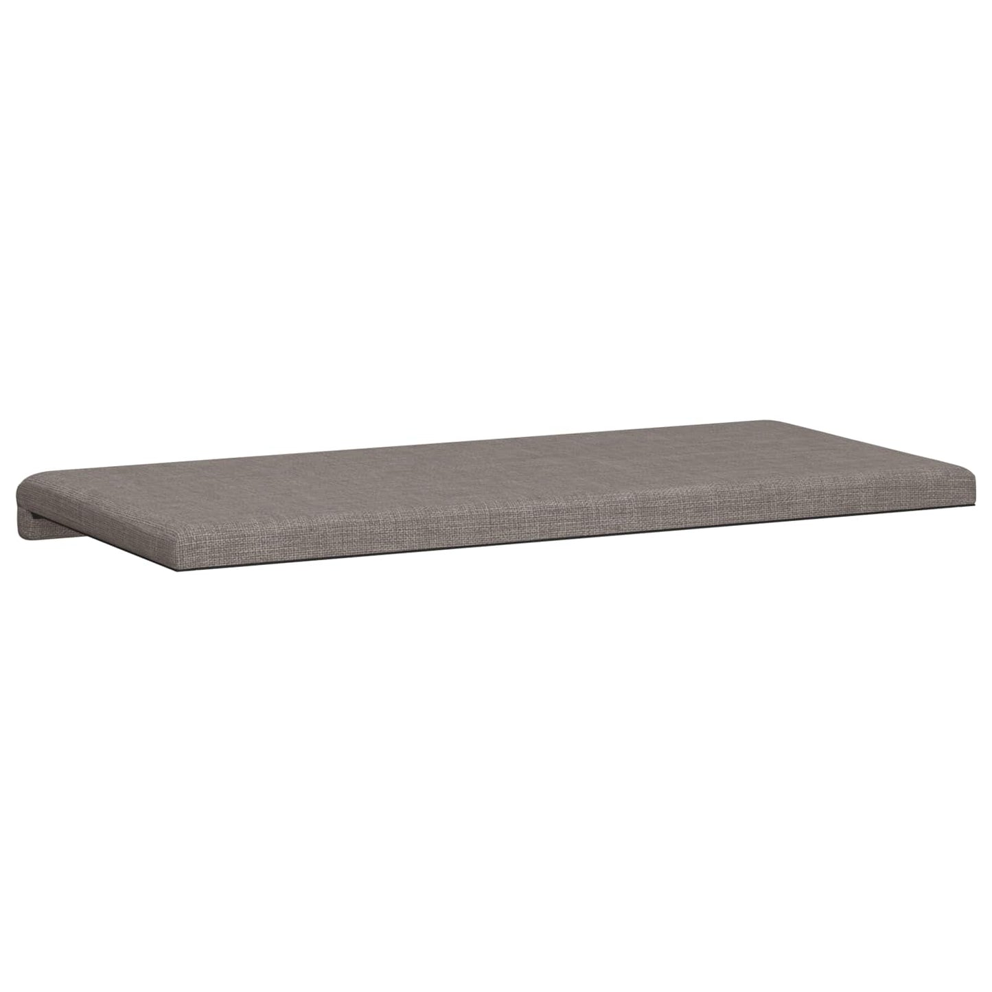 vidaXL Bench Cushion Fabric Taupe Depth 35 cm