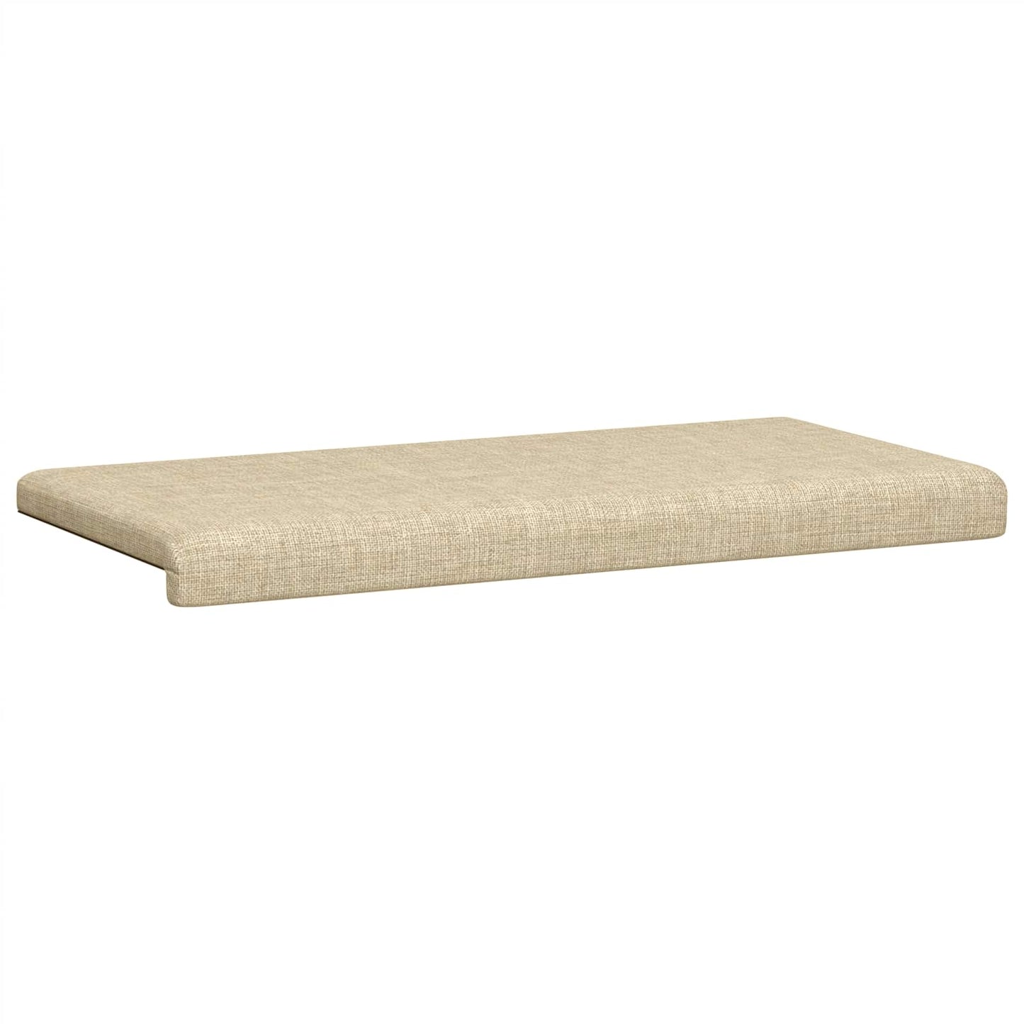 vidaXL Bench Cushion Fabric Cream Depth 35 cm
