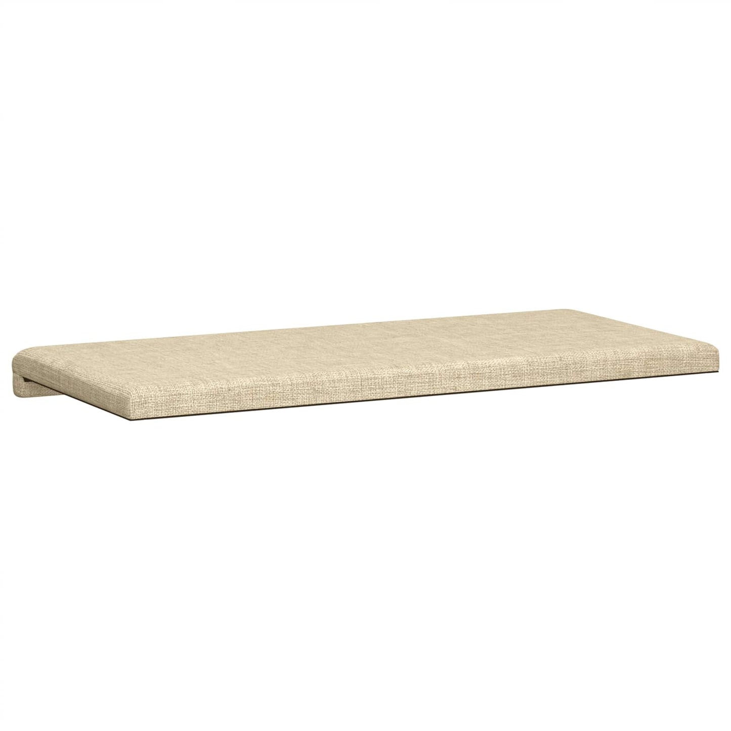 vidaXL Bench Cushion Fabric Cream Depth 35 cm