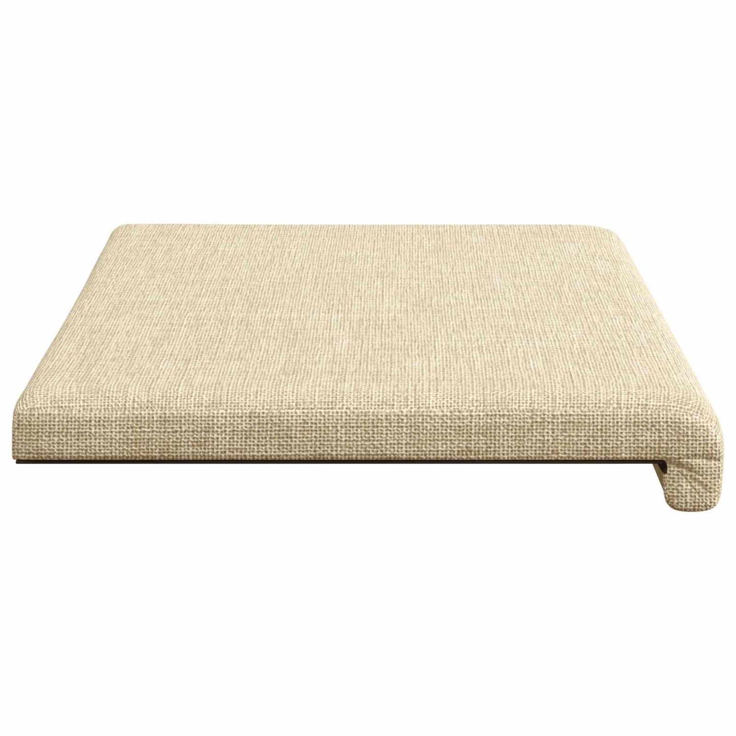 vidaXL Bench Cushion Fabric Cream Depth 35 cm
