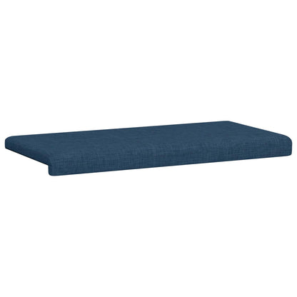 vidaXL Bench Cushion Fabric Blue Depth 35 cm