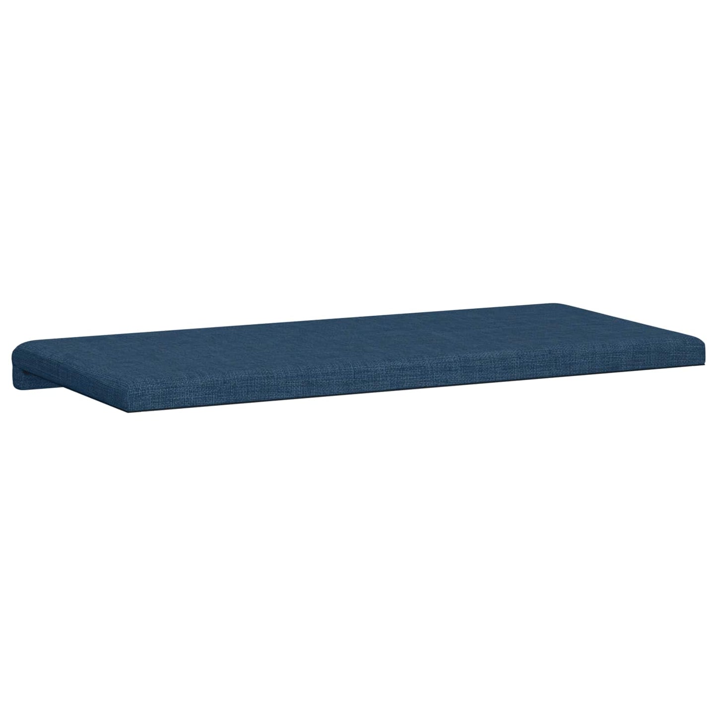 vidaXL Bench Cushion Fabric Blue Depth 35 cm
