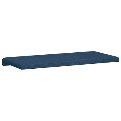 vidaXL Bench Cushion Fabric Blue Depth 35 cm