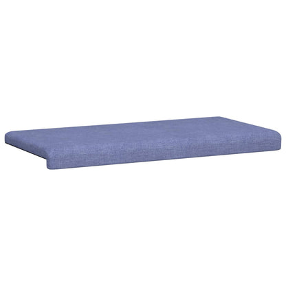 vidaXL Bench Cushion Fabric Jeans Blue Depth 35 cm