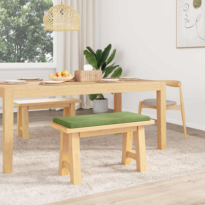 vidaXL Bench Cushion Velvet Light Green Depth 35 cm