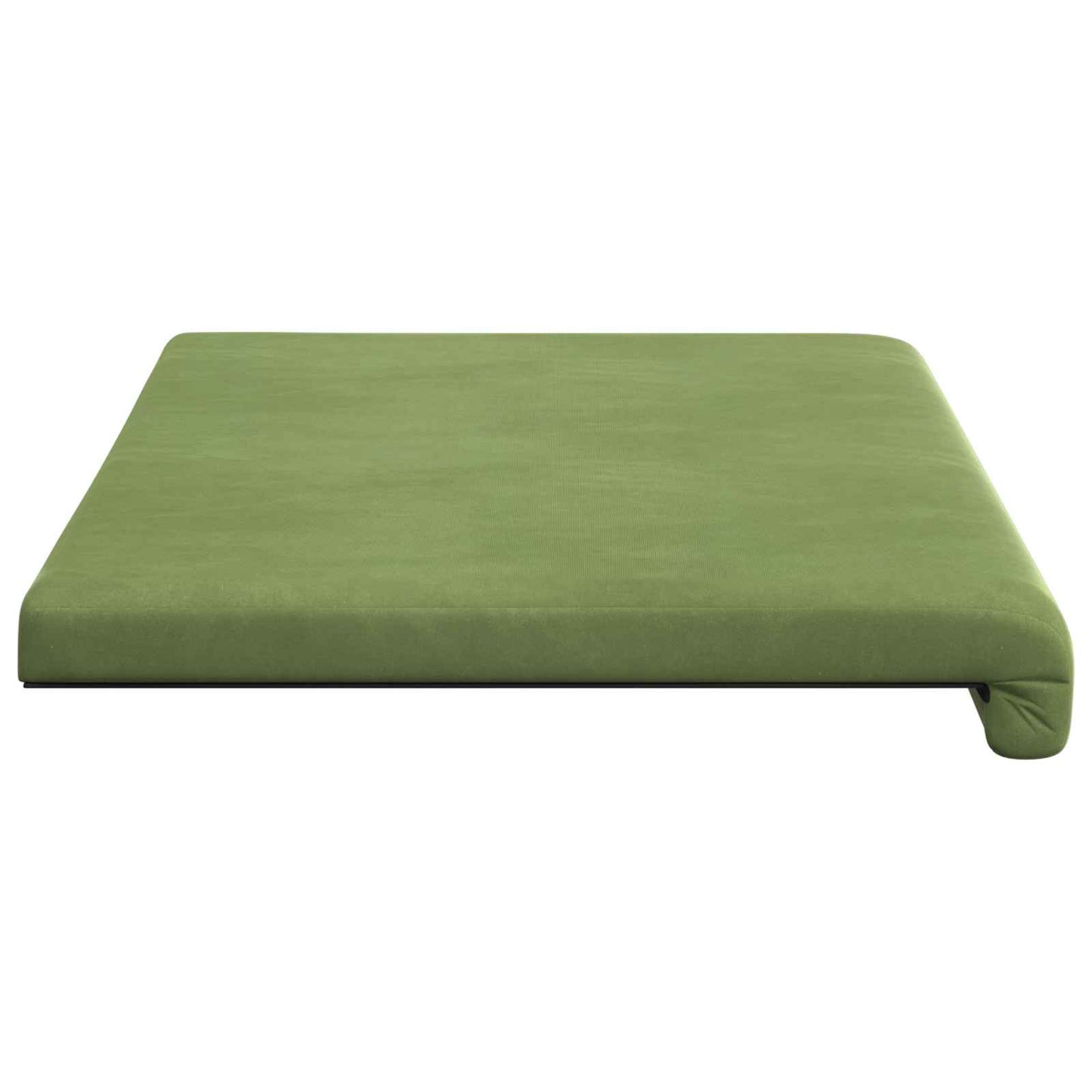 vidaXL Bench Cushion Velvet Light Green Depth 35 cm