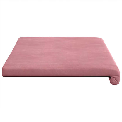 vidaXL Bench Cushion Velvet Pink Depth 35 cm