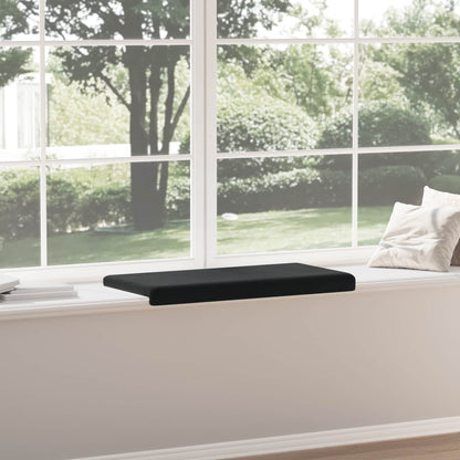 vidaXL Bench Cushion Velvet Black Depth 35 cm