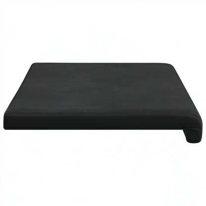vidaXL Bench Cushion Velvet Black Depth 35 cm