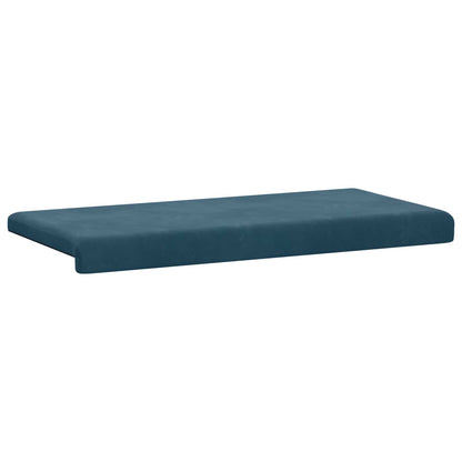 vidaXL Bench Cushion Velvet Blue Depth 35 cm