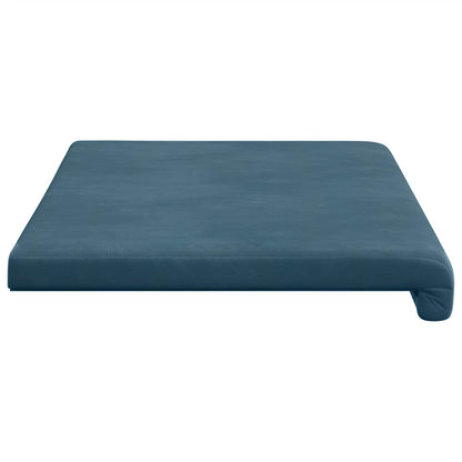 vidaXL Bench Cushion Velvet Blue Depth 35 cm