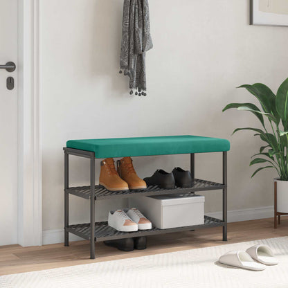 vidaXL Bench Cushion Velvet Turquoise Depth 35 cm