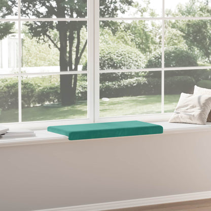 vidaXL Bench Cushion Velvet Turquoise Depth 35 cm