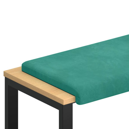 vidaXL Bench Cushion Velvet Turquoise Depth 35 cm