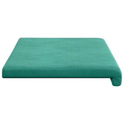 vidaXL Bench Cushion Velvet Turquoise Depth 35 cm