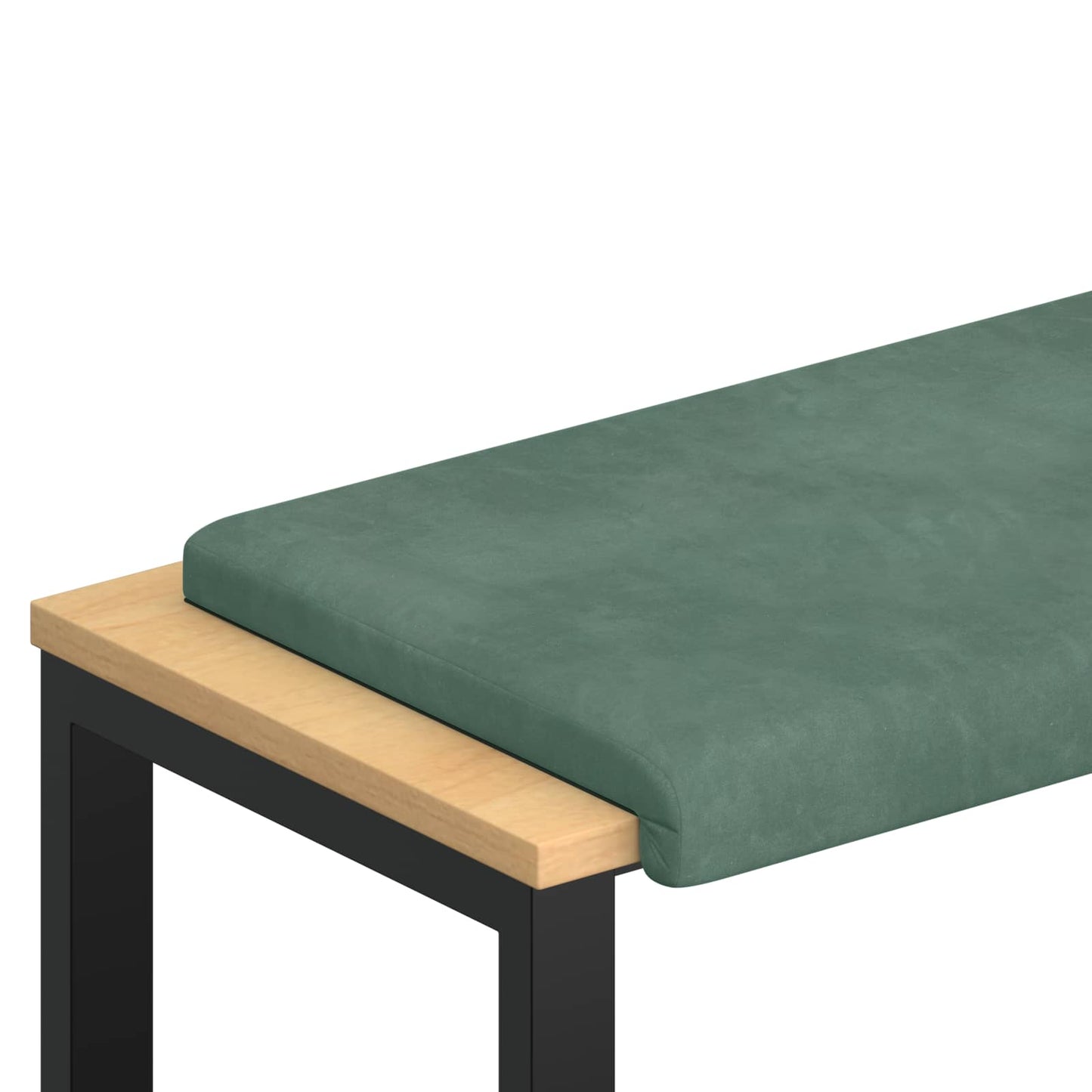 vidaXL Bench Cushion Velvet Sea Green Depth 35 cm