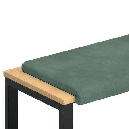 vidaXL Bench Cushion Velvet Sea Green Depth 35 cm