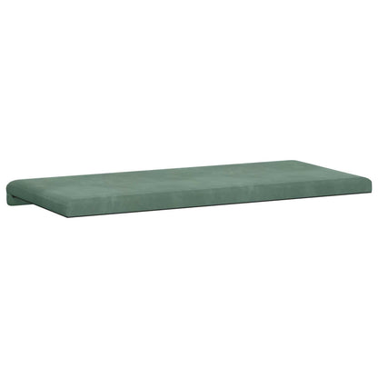 vidaXL Bench Cushion Velvet Sea Green Depth 35 cm