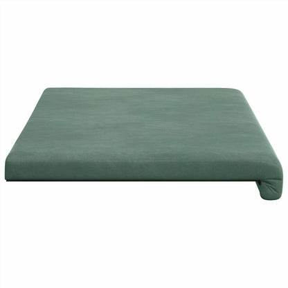 vidaXL Bench Cushion Velvet Sea Green Depth 35 cm
