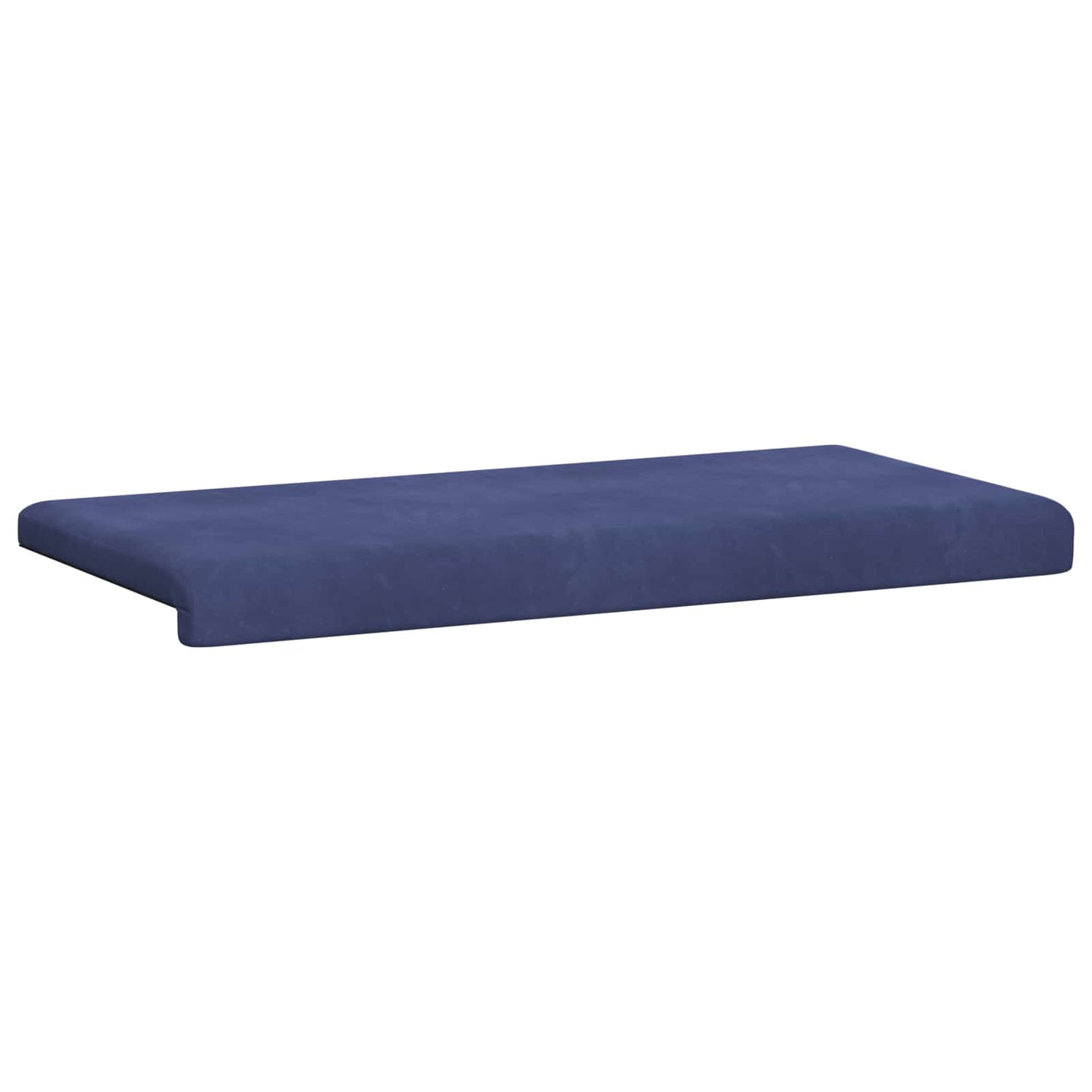 vidaXL Bench Cushion Velvet Police Blue Depth 35 cm